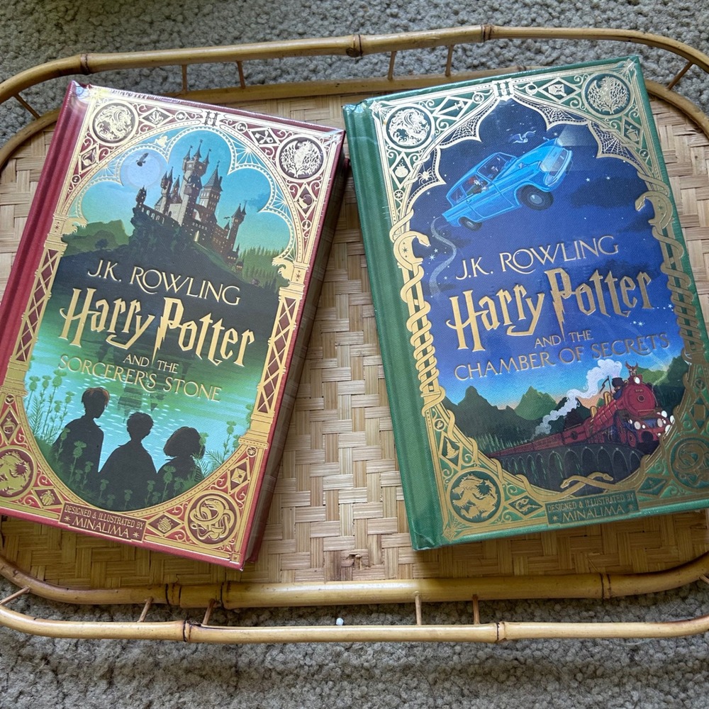 Harry Potter MinaLima Edition Set Sorcerers Stone Chamber of Secrets New Sealed